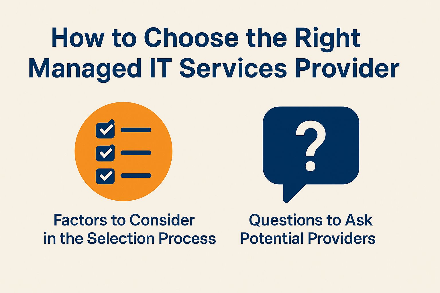 How to Choose the Right Managed IT Services Provider
