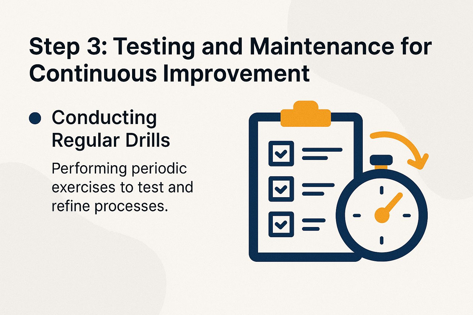 Step 3: Testing and Maintenance for Continuous Improvement